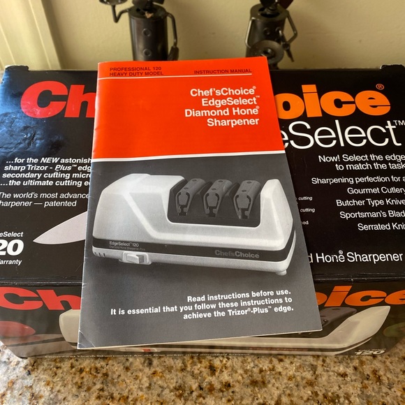 Chef's Choice Model 120 3-Stage Professional Electric Knife Sharpener - Picture 3 of 5